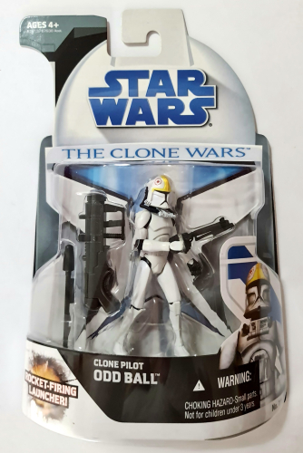 Star Wars The Clone Wars Actionfigur 2008 CW11 Clone Pilot Odd Ball 10 cm