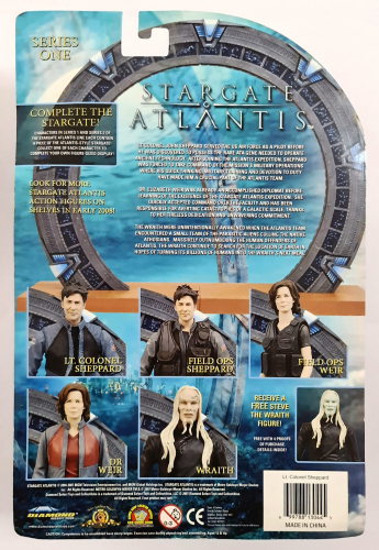 Stargate Atlantis Series 1 Actionfigur 2007 Lt. Colonel Sheppard 15 cm